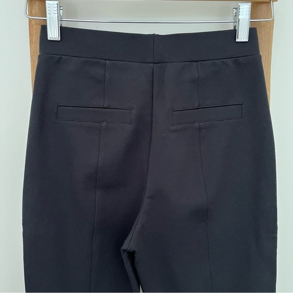 [nordstrom] ponte knit center seam high waist split hem leggings black XS - Picture 6 of 7